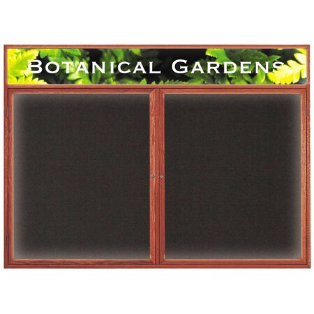 United Visual Products Open Faced Traditional Corkboard, 36x24" UV641A-WHITE-KEYLIME